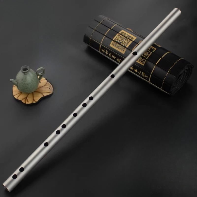 ขลุ่ยโลหะผสมไทเทเนียม ขลุ่ยแบบ - Musical Instrument Fife บทวิจารณ์และราคา