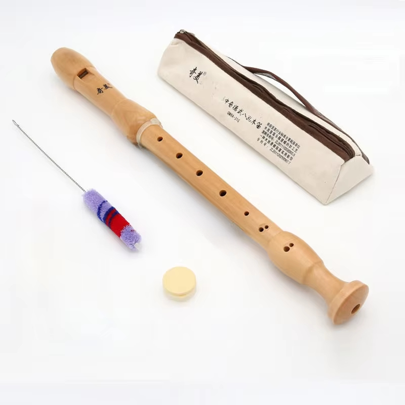 Qimei 8 หลุม Alto Recorder เคร - Musical Instrument Theremin บทวิจารณ์และราคา