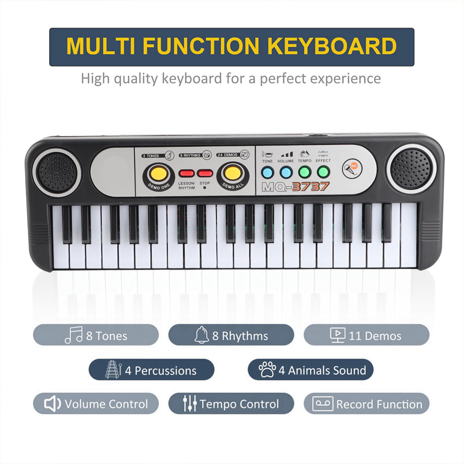 37 คีย์ คีย์บอร์ดไฟฟ้า ดิจิตอล - Musical Instrument Game บทวิจารณ์และราคา