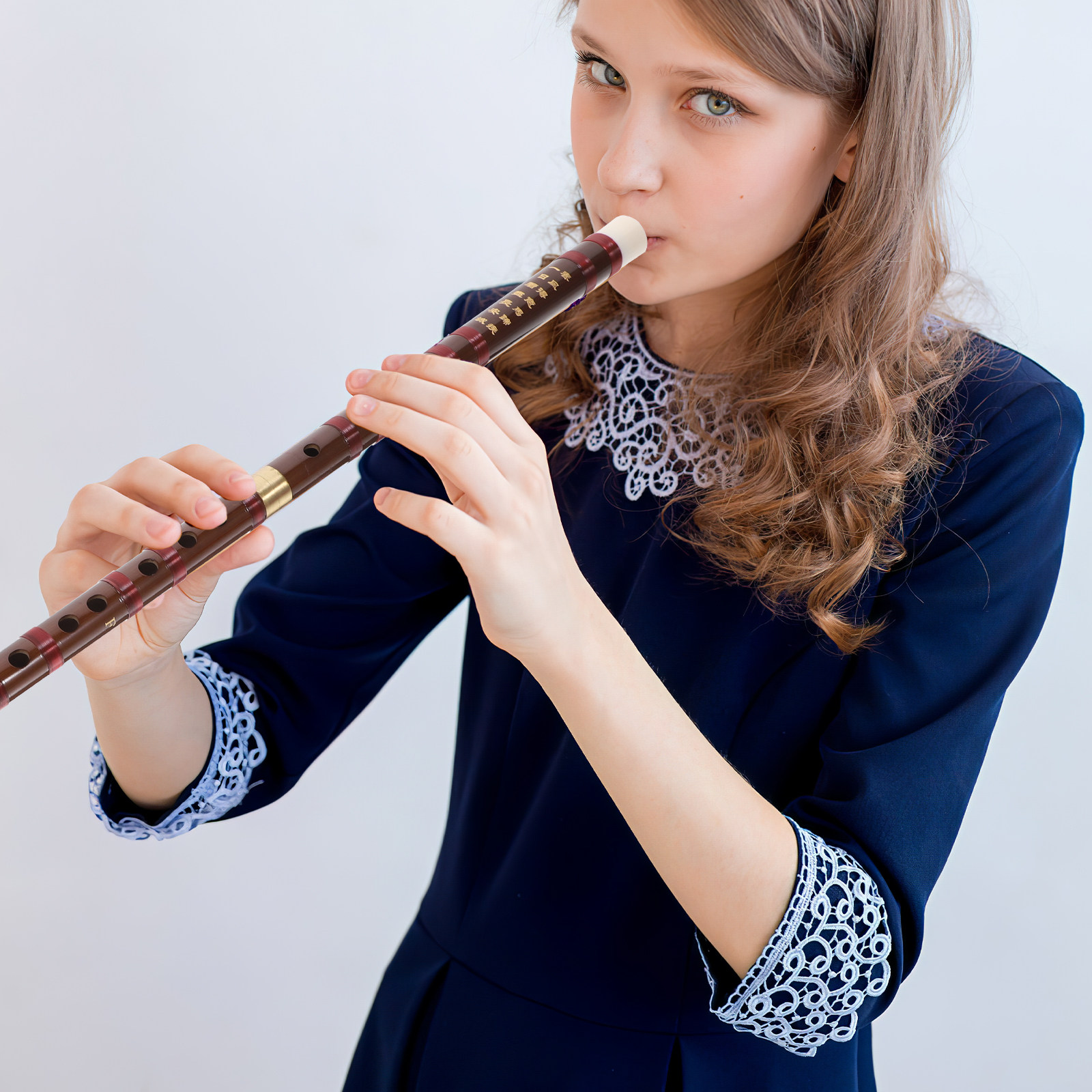 ขลุ่ยไม้ไผ่ ขลุ่ยทองเหลือง แบบ - Musical Instrument Fife บทวิจารณ์และราคา