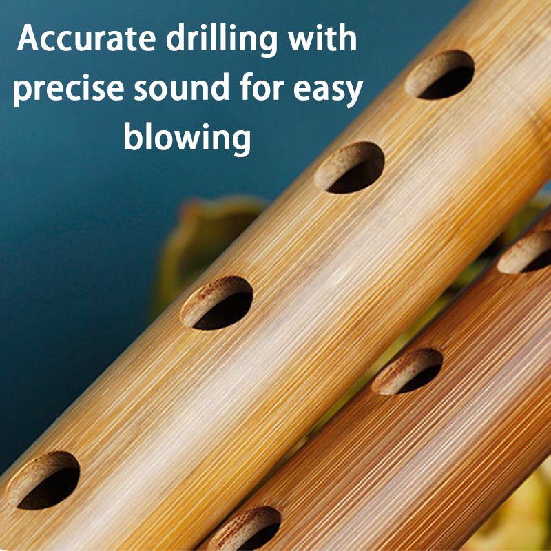 ขลุ่ยไม้ไผ่แบบดั้งเดิม ขลุ่ยขว - Musical Instrument Fife บทวิจารณ์และราคา