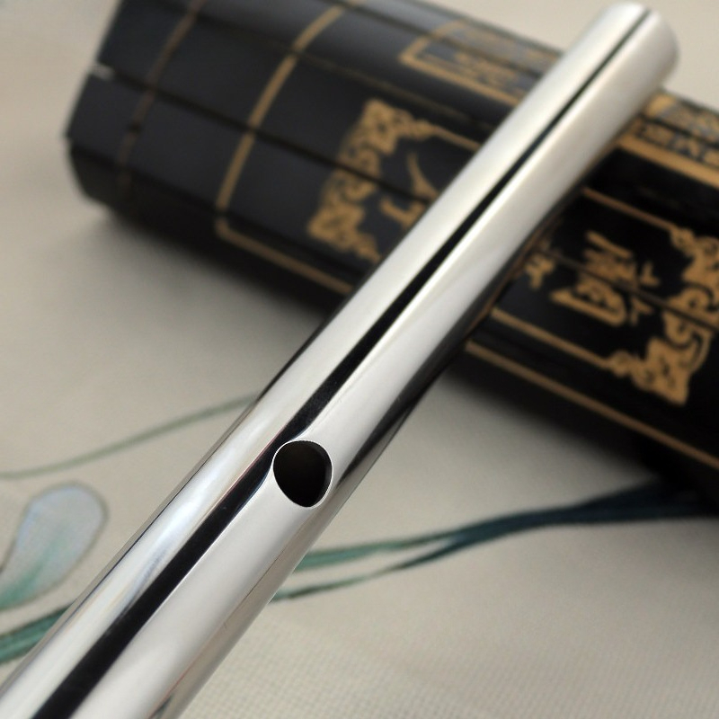 ฟลุตสแตนเลสระดับมืออาชีพ ฟลุตข - Musical Instrument Fife บทวิจารณ์และราคา